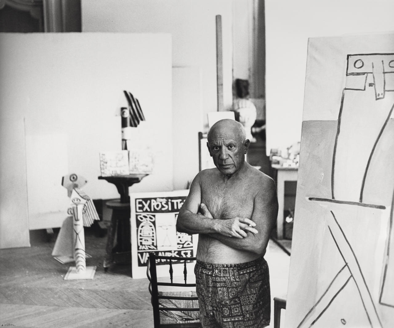 ANDRÉ VILLERS (* 1930) Pablo Picasso, Cannes 1959