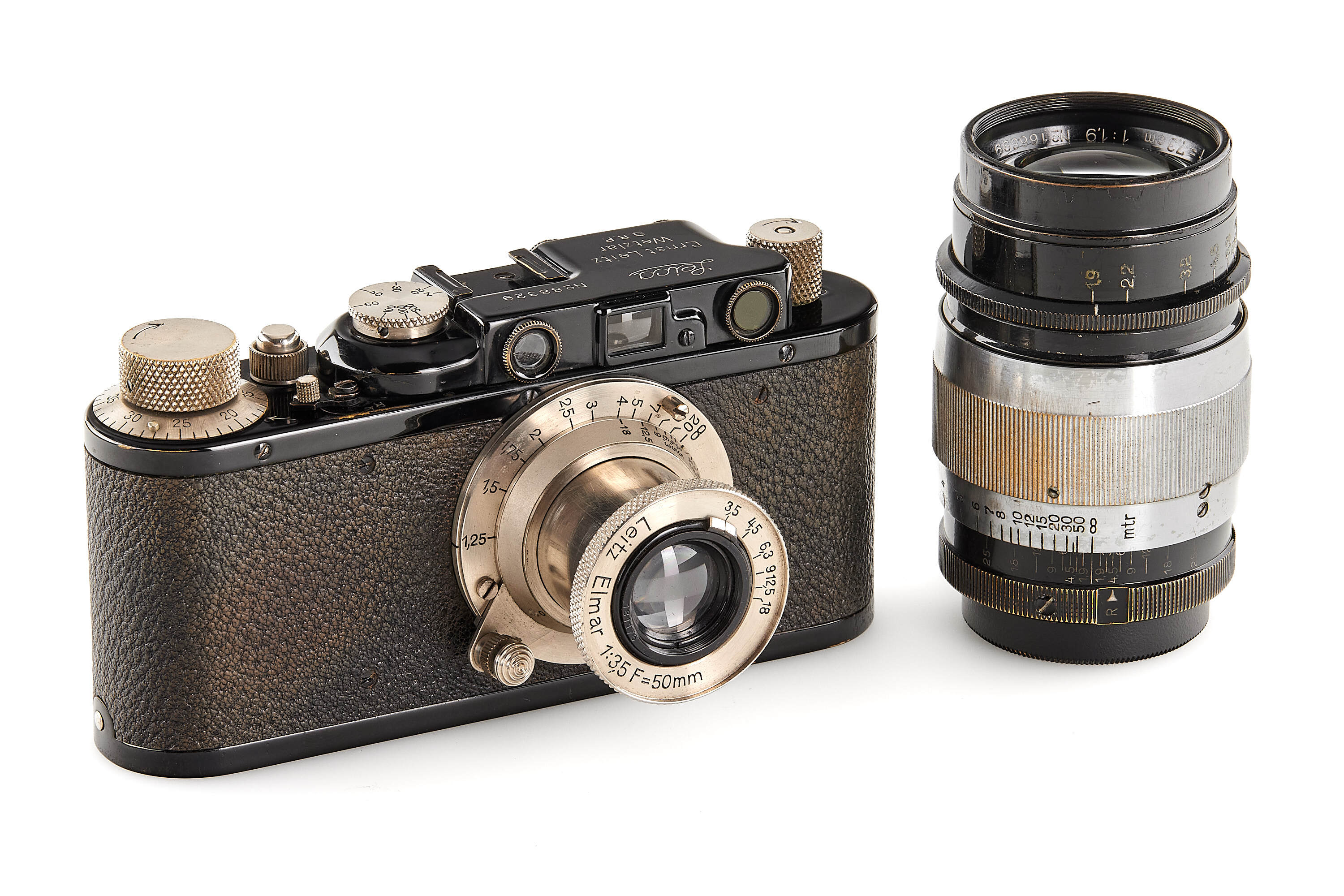 Leica II mod. D black/nickel outfit