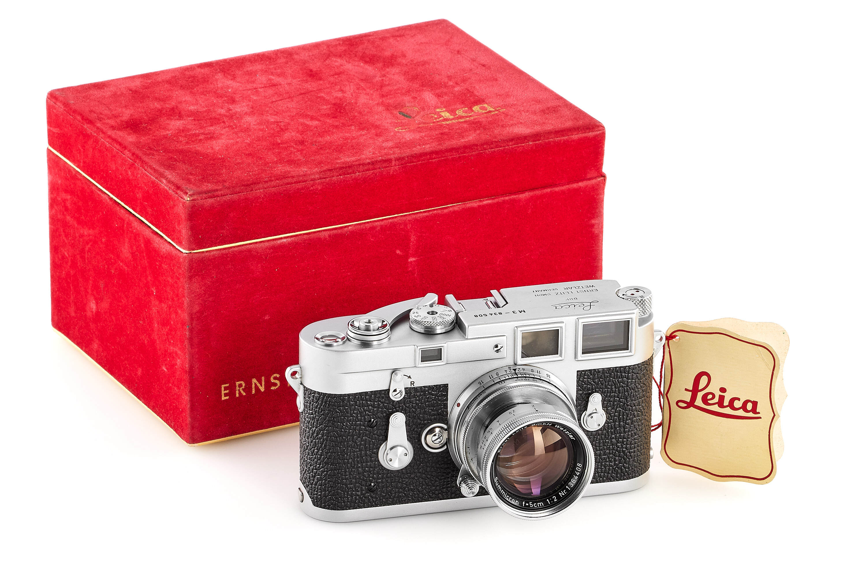 Leica M3 chrome Double Stroke with Summicron 2/5cm Leica M3 chrome Double Stroke with Summicron 2/5cm