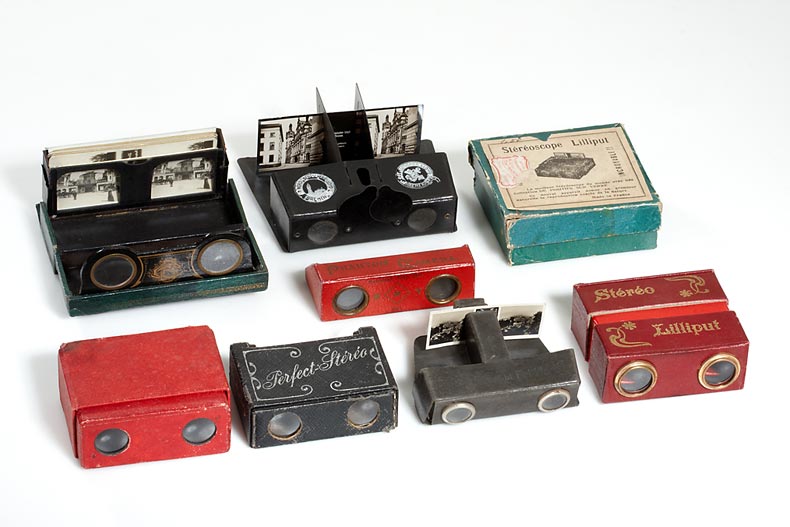 Cardboard Miniature Stereoscopes (various)