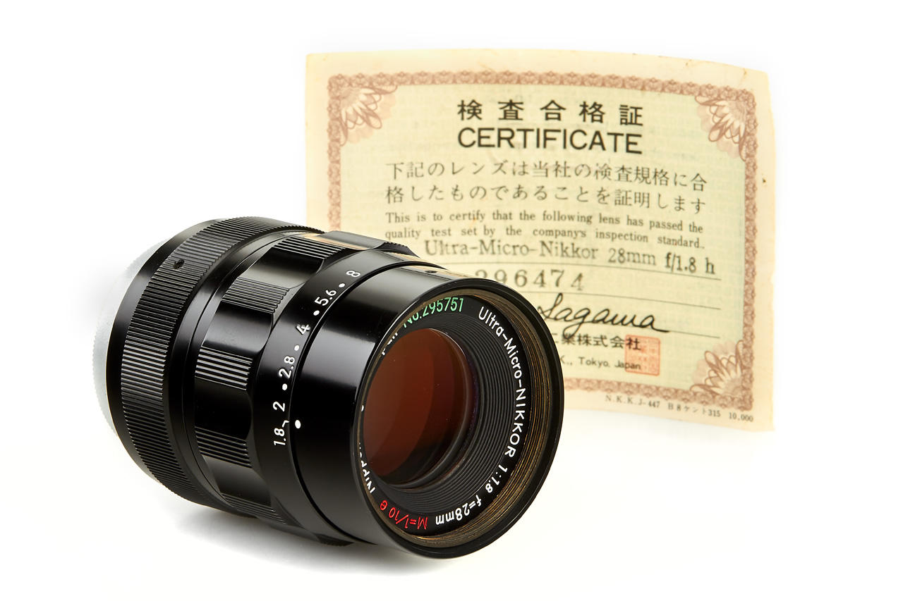 Nippon Kogaku 1.8/28mm Ultra-Micro-Nikkor