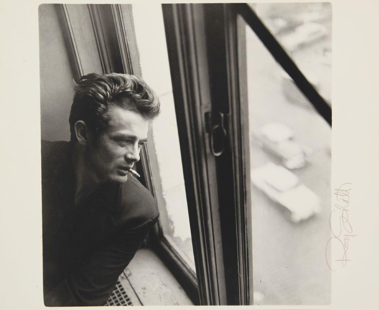 ROY SCHATT (1909–2002) ‘James Dean looking out the window’, New York 1954