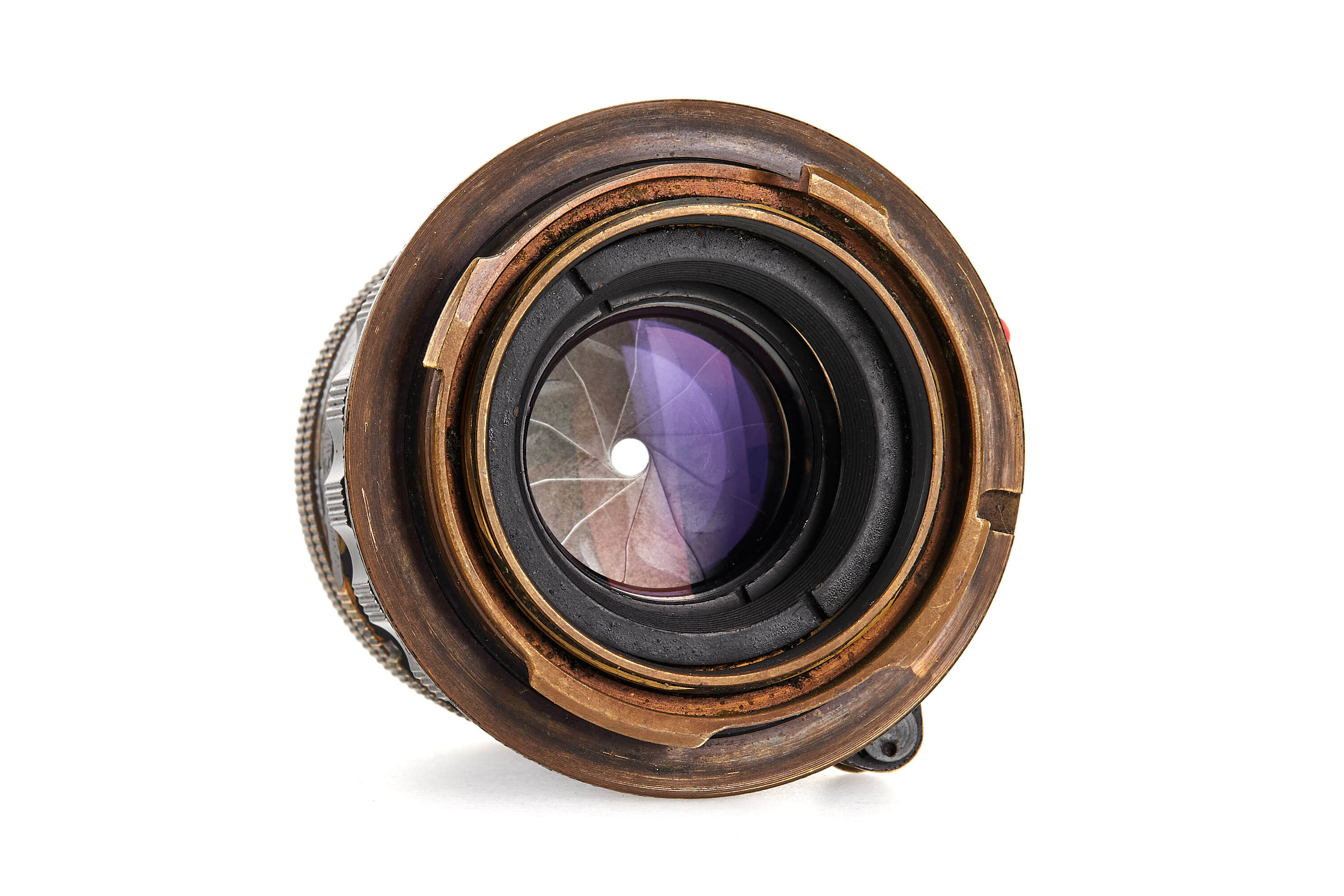 Summicron 2/50mm black paint / brass mount