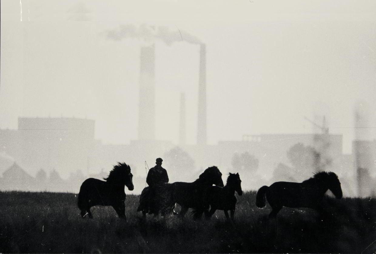 VSEVOLOD TARASEVICH (1919-?) ‘The village and the city’, USSR 1960s