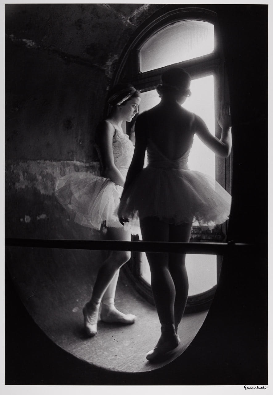 ALFRED EISENSTAEDT (1898–1995) Two dancers of the Opéra de Paris Ballet School at intermission, 1930