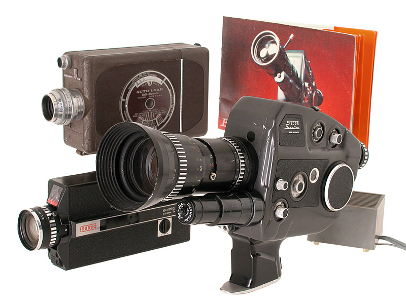 Cine cameras  8+16mm (various) Cine cameras  8+16mm (various)