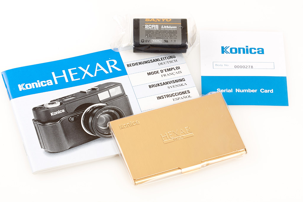 Konica Hexar Gold 120th Anniversary Version | AI_24_29201