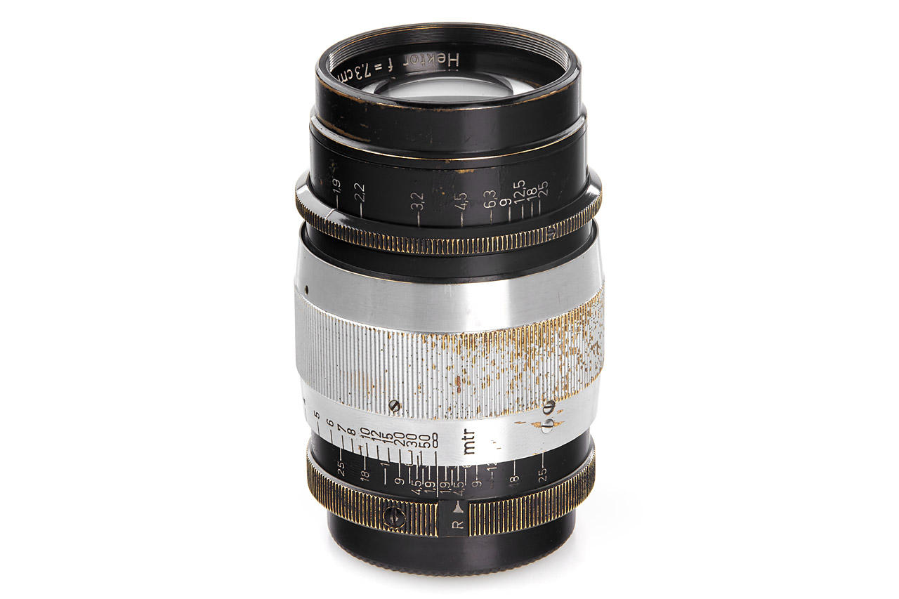 Hektor 1.9/7.3cm black/chrome