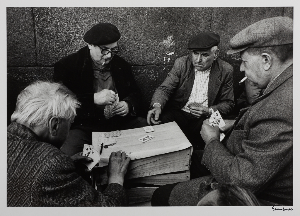 ALFRED EISENSTAEDT (1898–1995) ‘Card Players at the Isle de la Cité’, Paris 1963