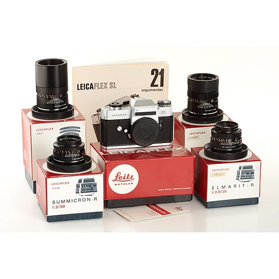 Leicaflex SL chrome outfit Leicaflex SL chrome outfit