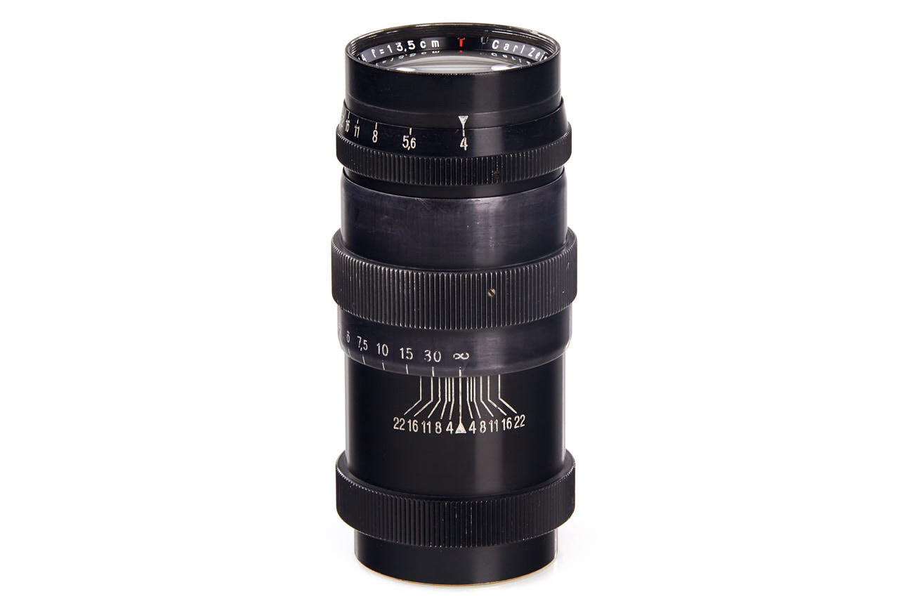 Carl Zeiss Jena  Sonnar 4/13.5cm grey