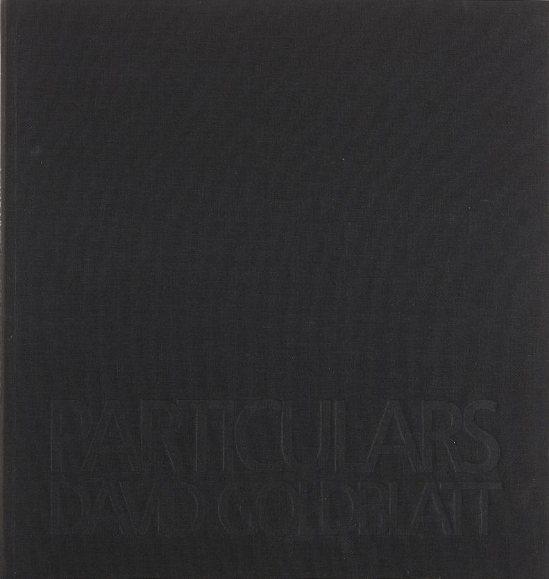 DAVID GOLDBLATT (* 1930) ‘Particulars’, Johannesburg: Goodman Gallery Editions, 2003