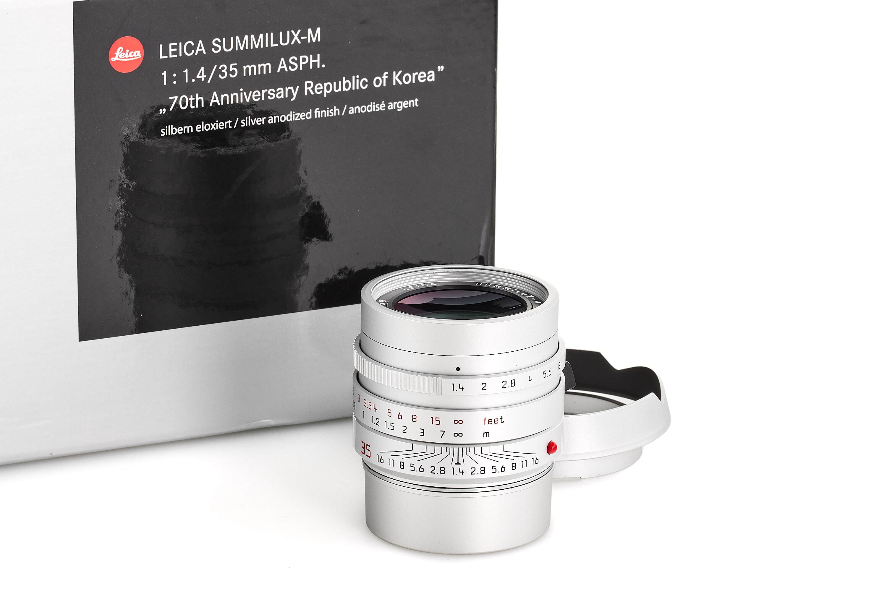 Summilux-M 1.4/35mm Asph. silver '70th Anniversary Republic of Korea'