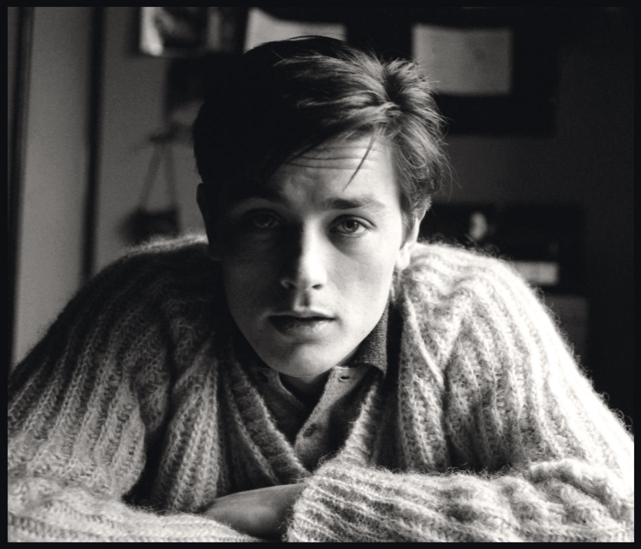 HENRI ELWING (* 1925) Alain Delon, c. 1965