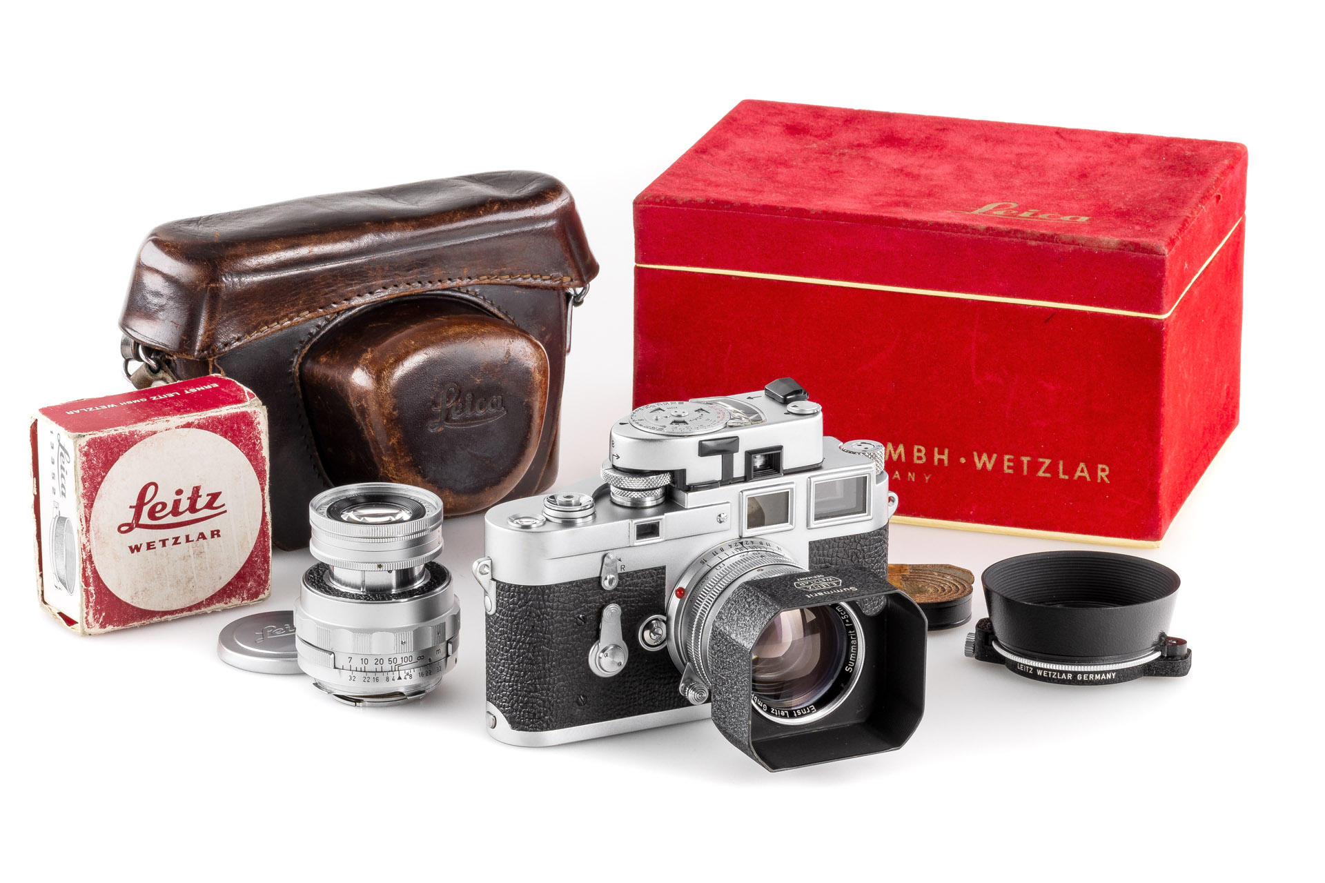 Leica M3 chrome Double Stroke outfit Leica M3 chrome Double Stroke outfit