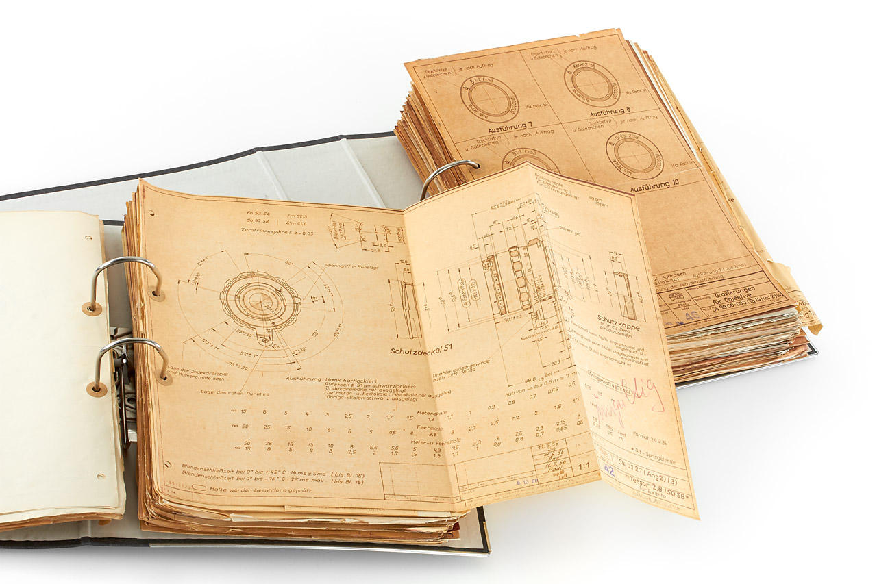 Carl Zeiss Jena, Meyer, Schneider lenses blueprints (various)