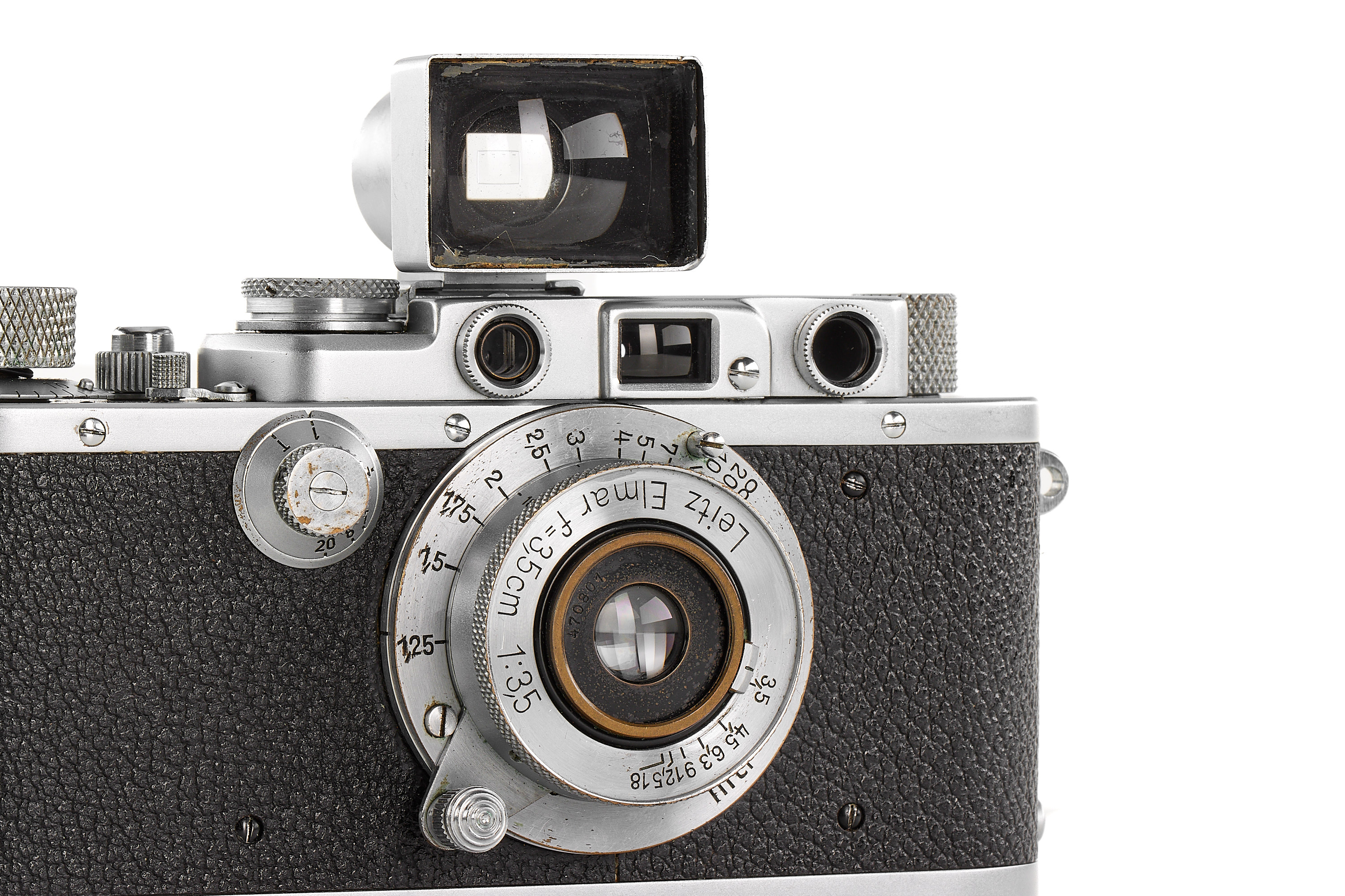 Leica IIIa syn. chrome with Elmar 3.5/3.5cm *