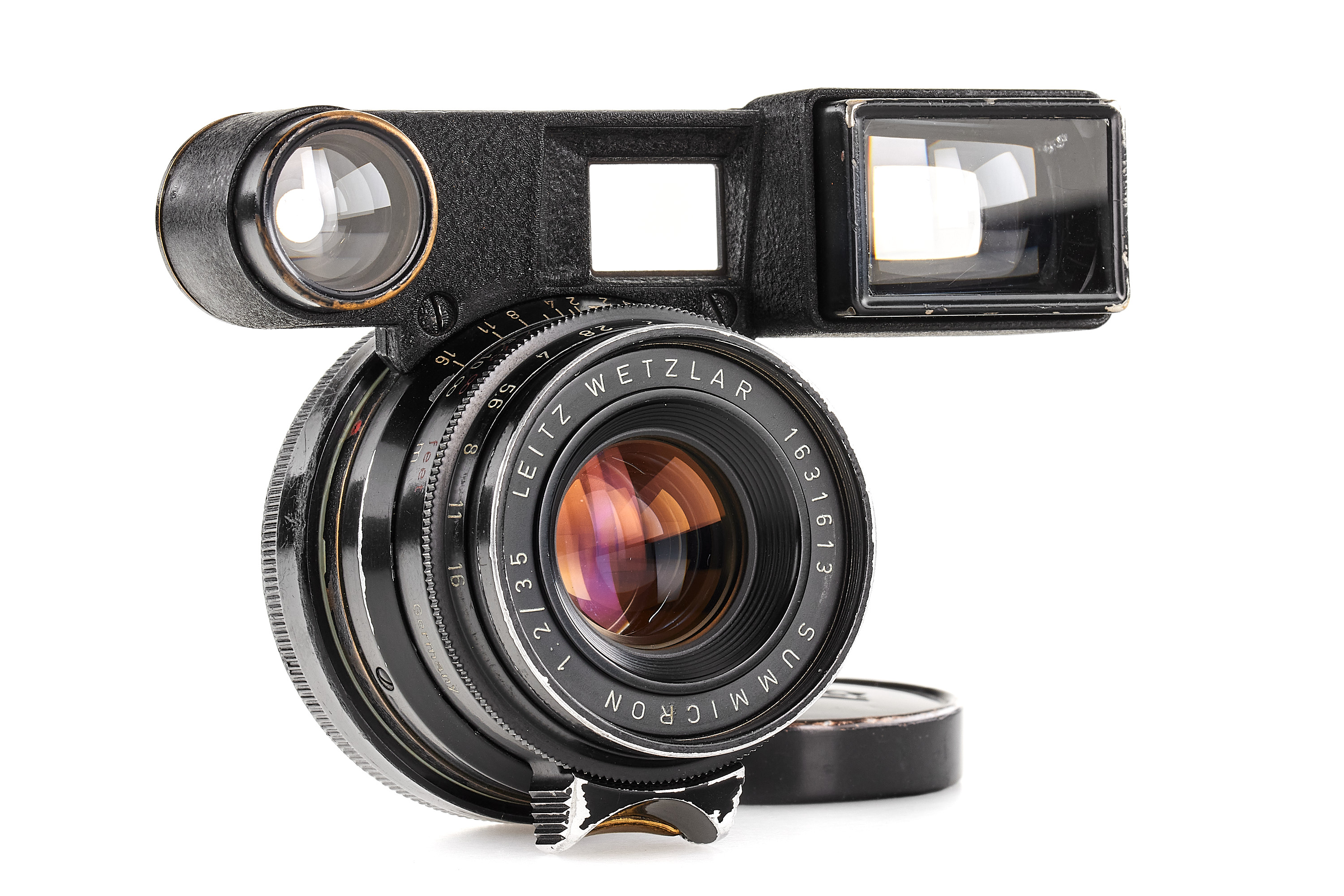 Summicron 2/35mm black paint M3 Brass Mount *