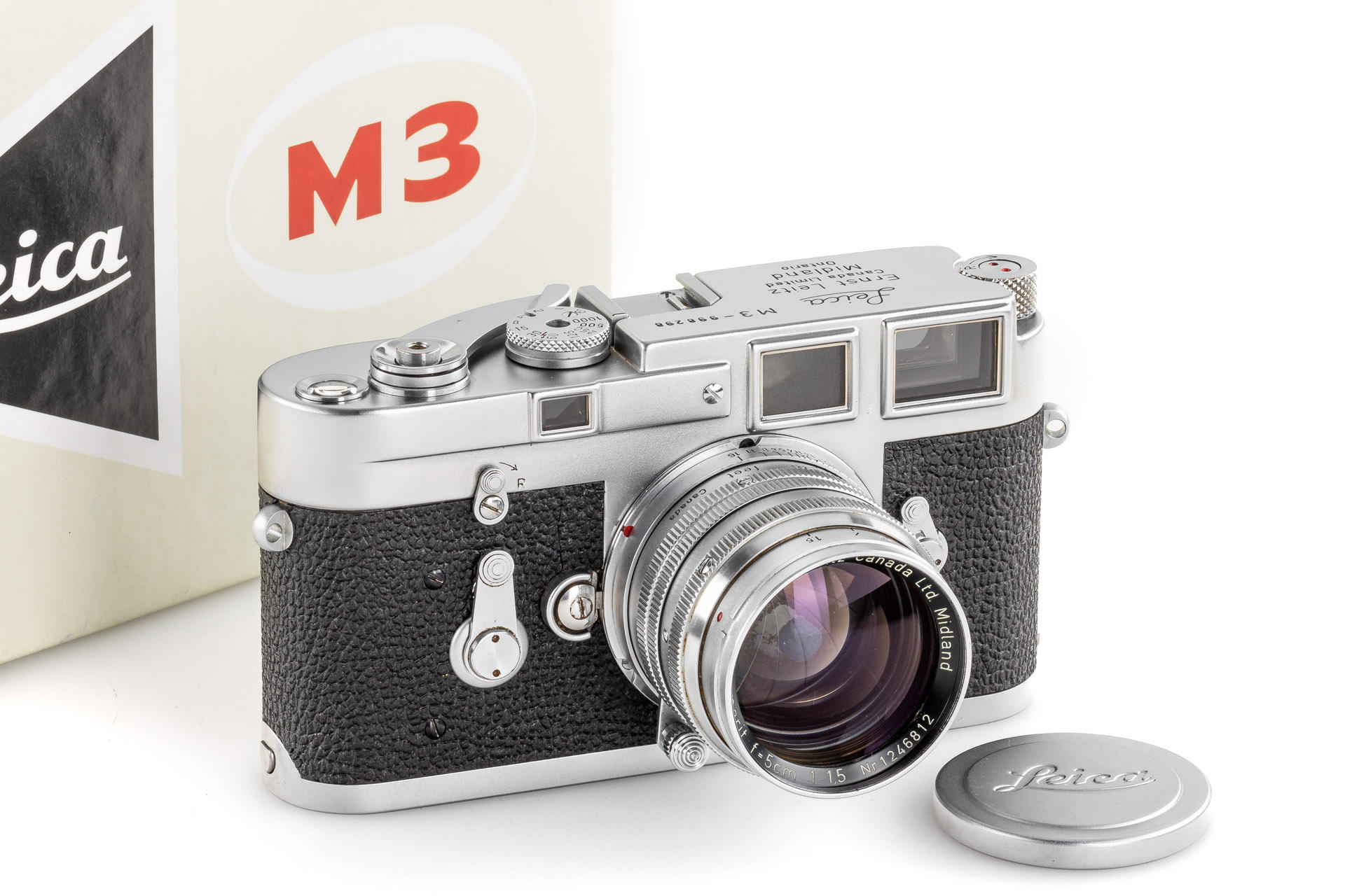 Leica M3 chrome ELC Midland * Leica M3 chrome ELC Midland *