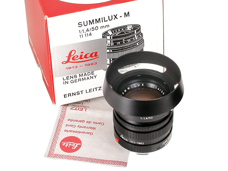Summilux  1.4/50mm  1913-1983