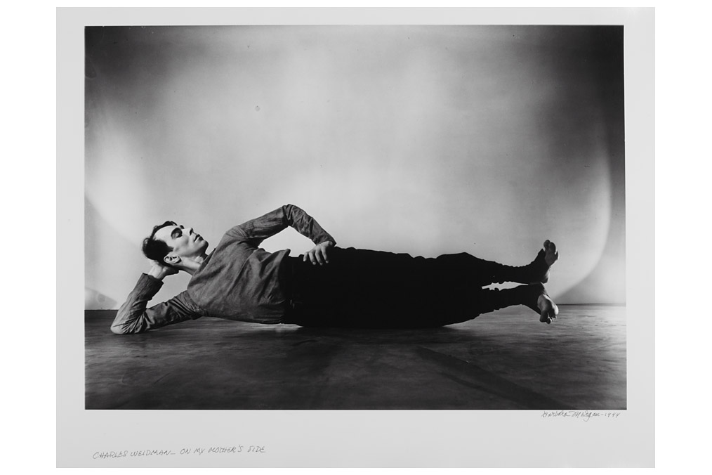 Charles Weidman, in "On my Mother's Side", Barbara Morgan (1900 - 1992)