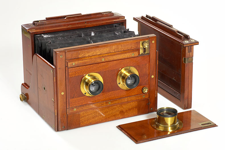 Meagher  Wet Plate Stereo Camera Meagher  Wet Plate Stereo Camera