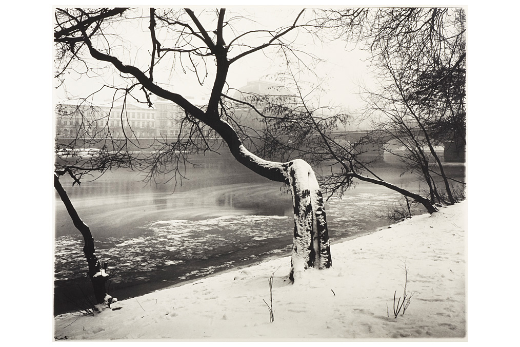 Josef Sudek, Moldau with National Theater Josef Sudek, Moldau with National Theater