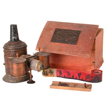 E. Plank, Germany  Patent filmstrip lantern