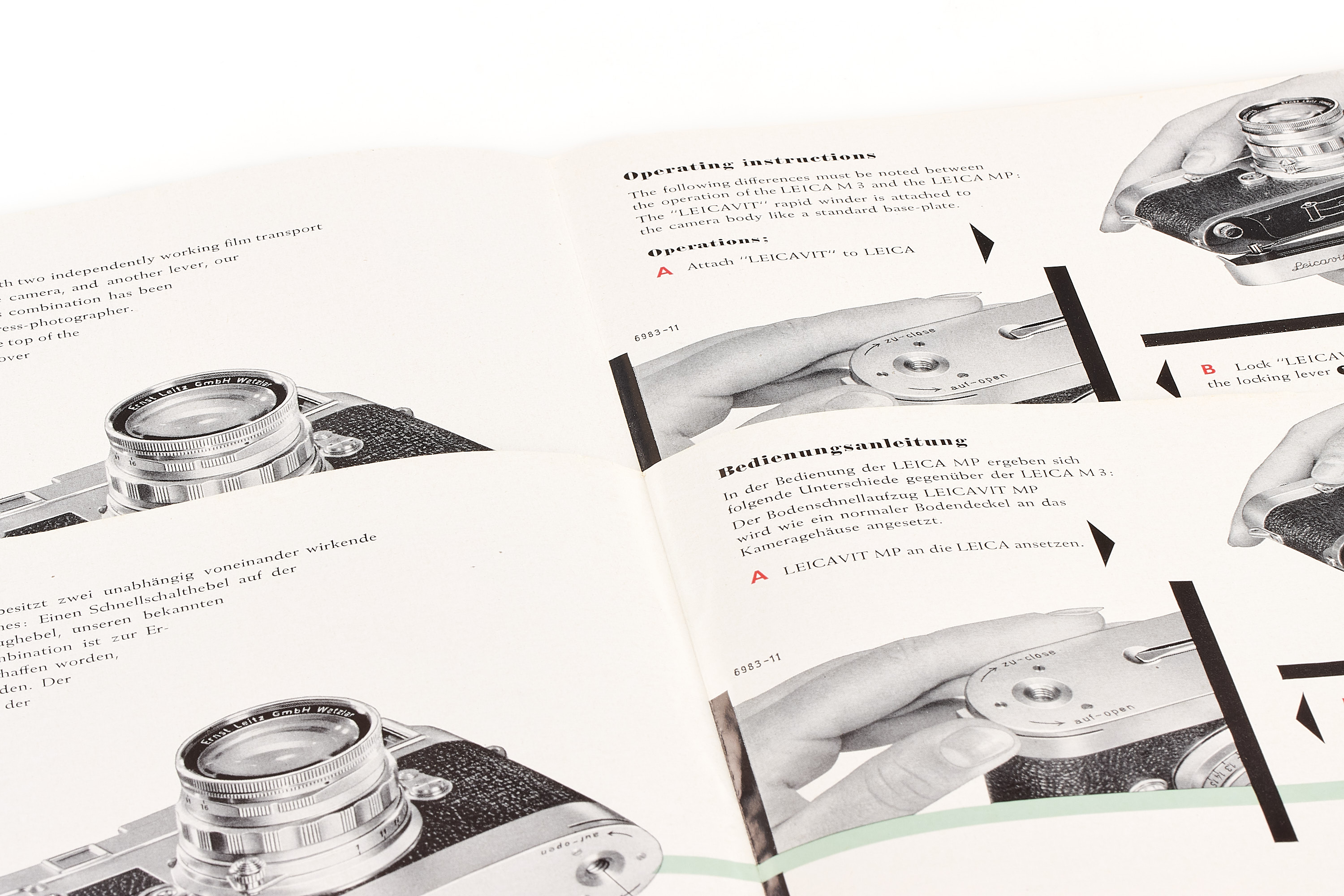Leica MP Brochure set German and English*