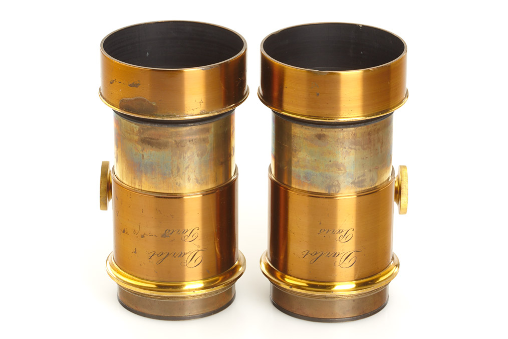 Darlot Petzval Stereo Lens Pair