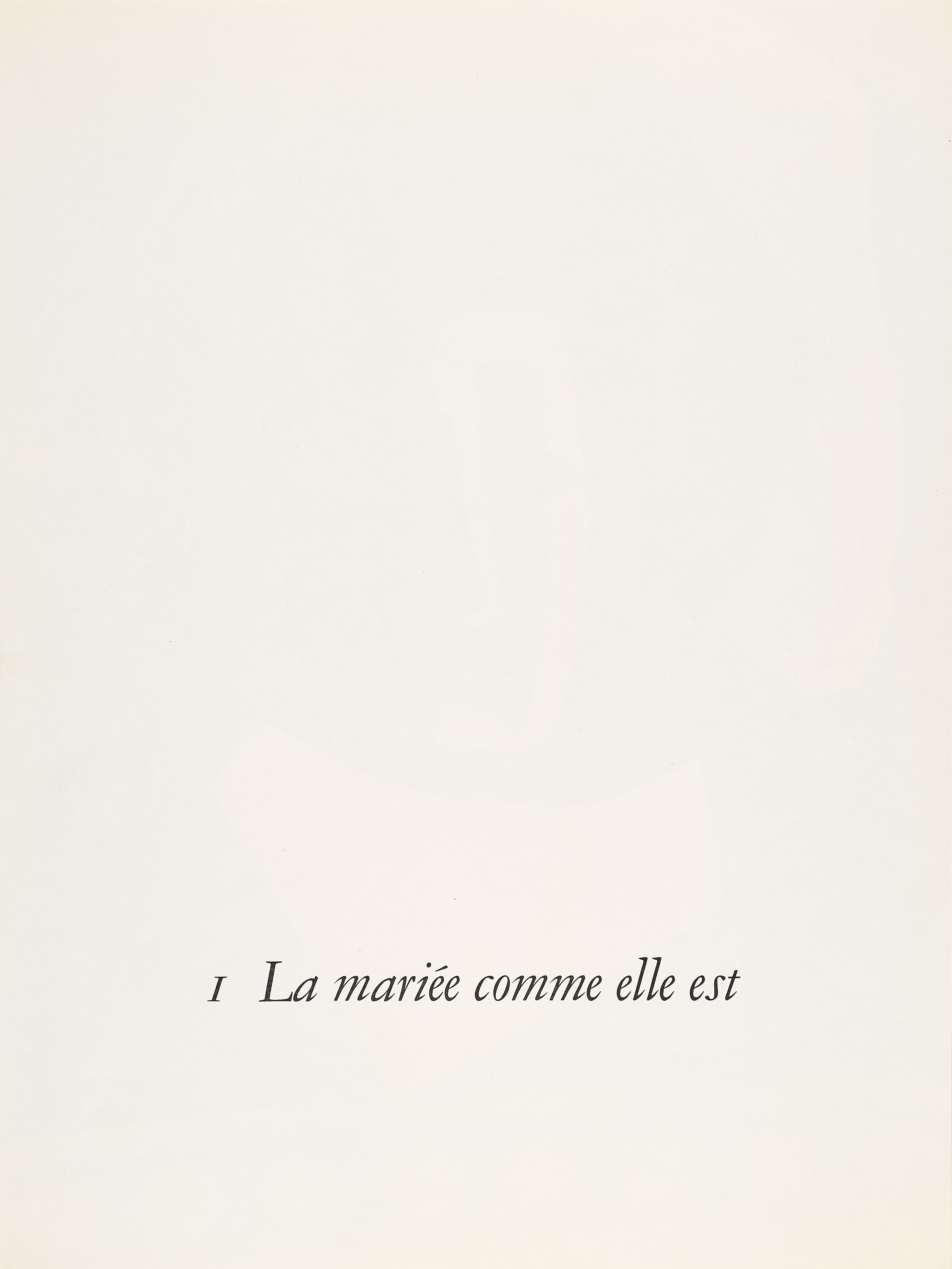 PABLO PICASSO (1881–1973) and ANDRÉ VILLERS (1930–2016) - La mariée comme elle est, Paris 1960