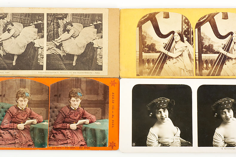 33 Sterographs 'Female Beauty' 33 Sterographs 'Female Beauty'