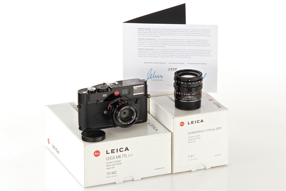 M6 TTL black paint Millenium set