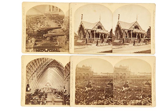 39 Stereographs of the 1876 Centennial Exhibition