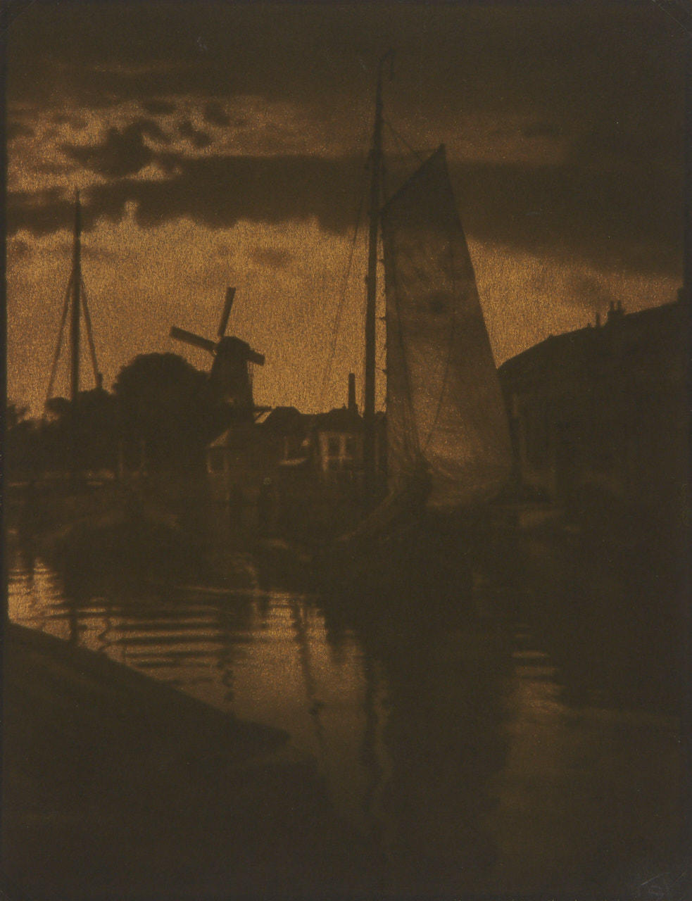 RUDOLF KOPPITZ (1884–1936) Canal in Delft, 1909