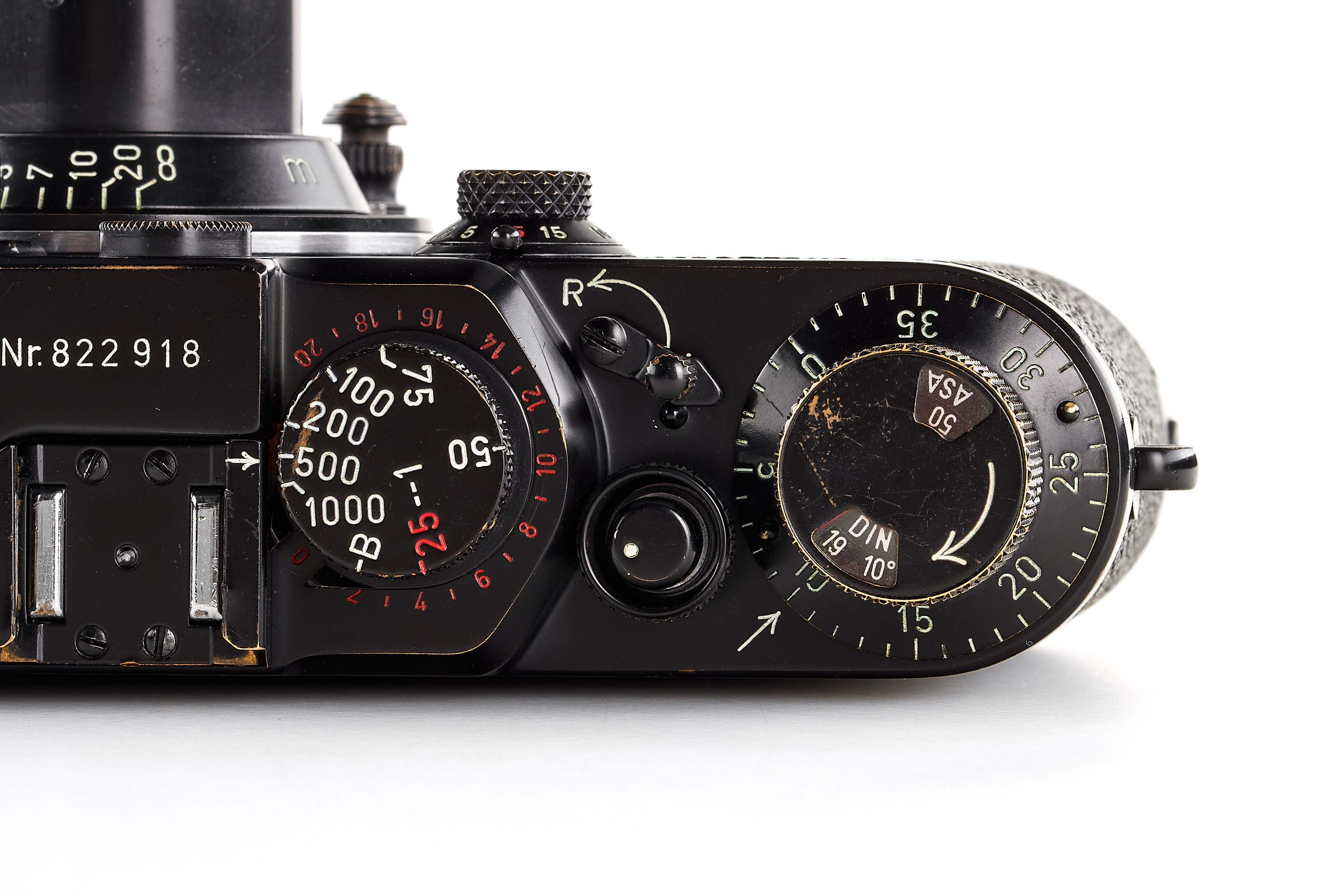 Leica IIIf Black Paint Swedish Army *