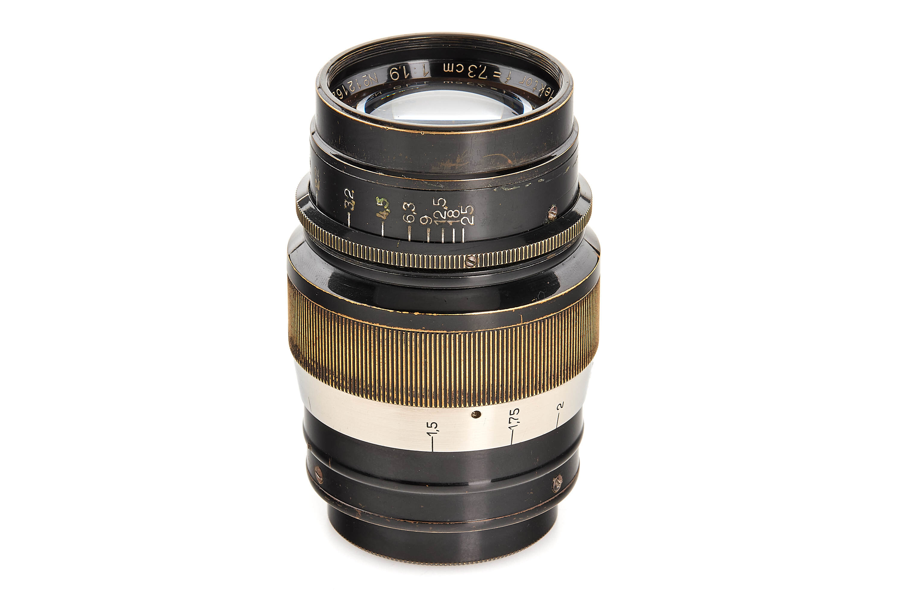 Hektor 1.9/7.3cm HEKON black/nickel