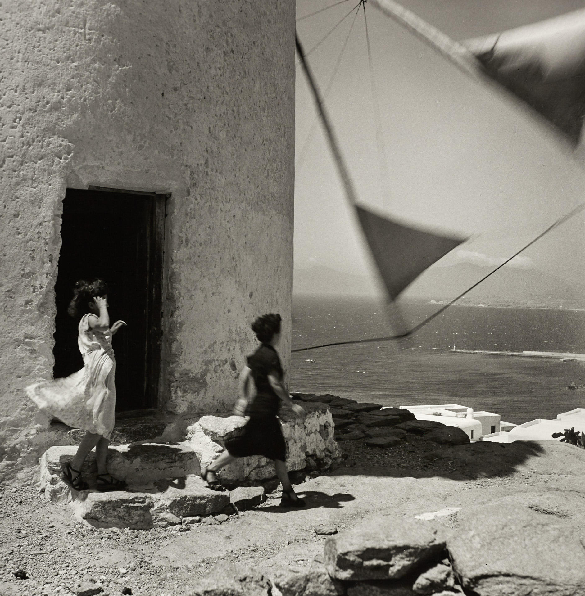 ERNST HAAS (1921–1986) Windmill, Greece 1952 *