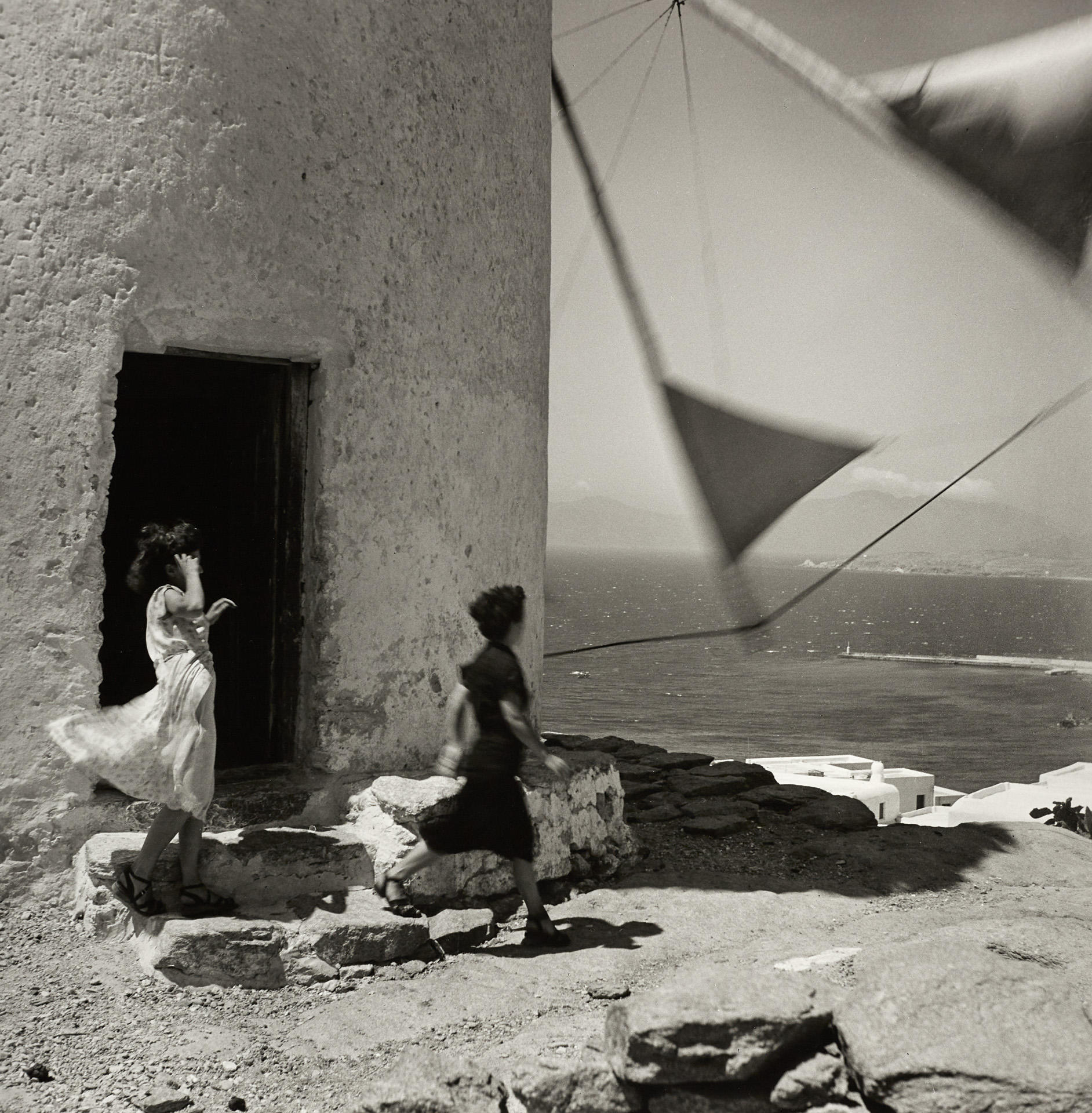 ERNST HAAS (1921–1986) Windmill, Greece 1952 * ERNST HAAS (1921–1986) Windmill, Greece 1952 *