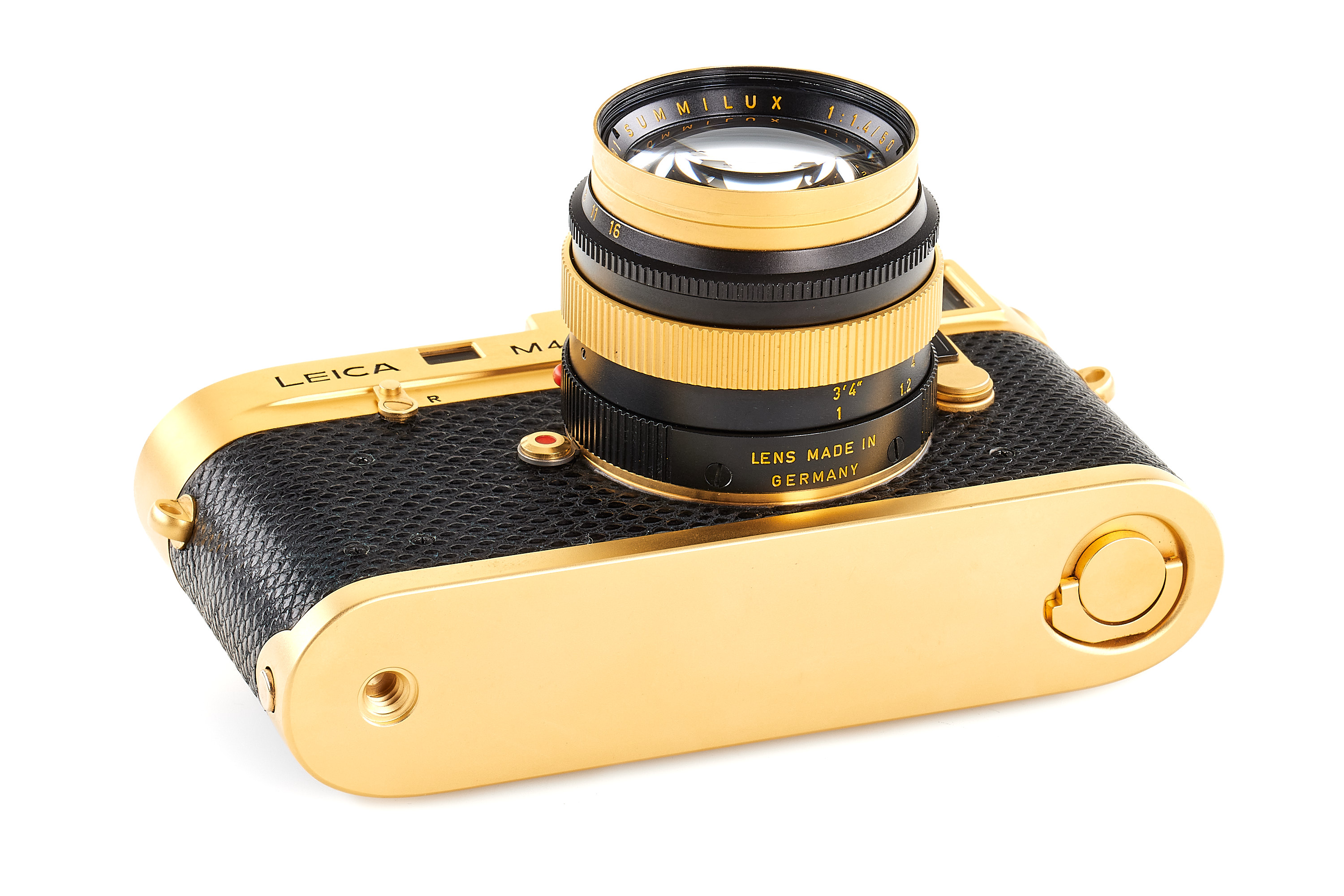 Leica M4-2 Gold 'Oskar Barnack' set *