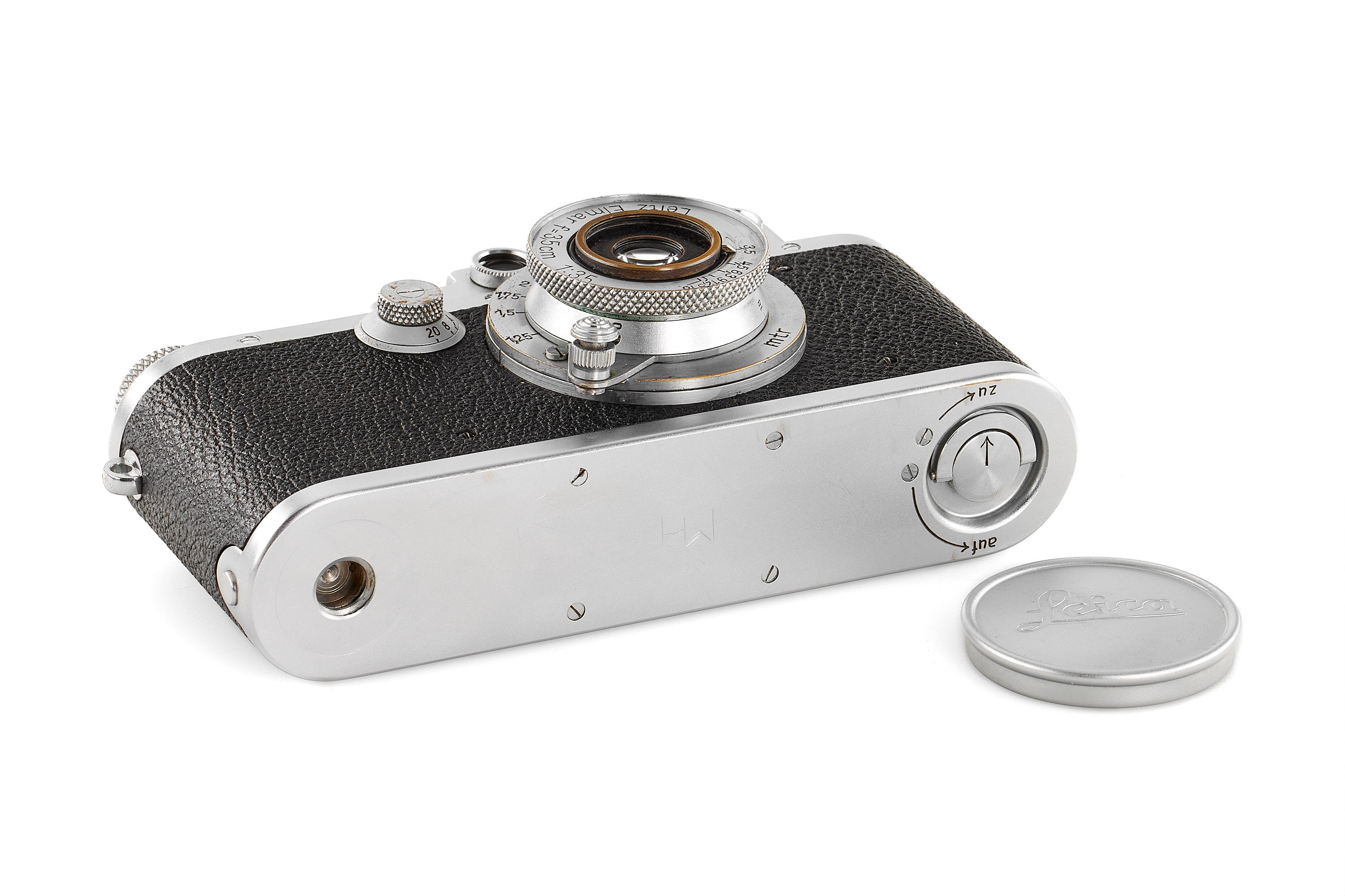 Leica IIIa syn. chrome with Elmar 3.5/3.5cm *