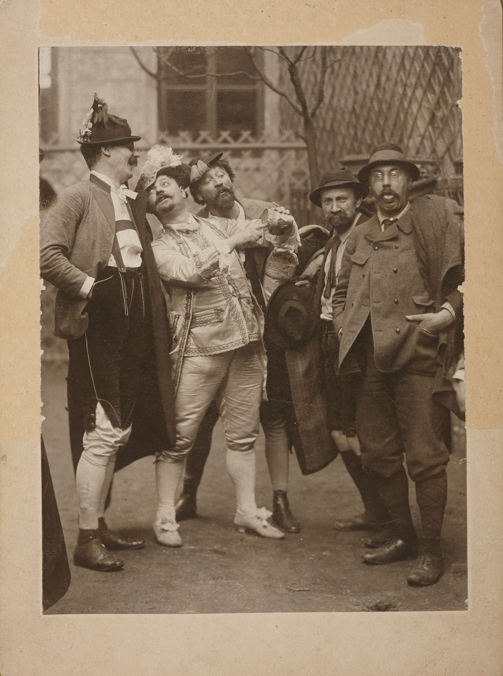 MORIZ NÄHR (1859–1945) Im Wiener Prater, Stegreifbühne / Impromptu stage, Vienna c. 1905