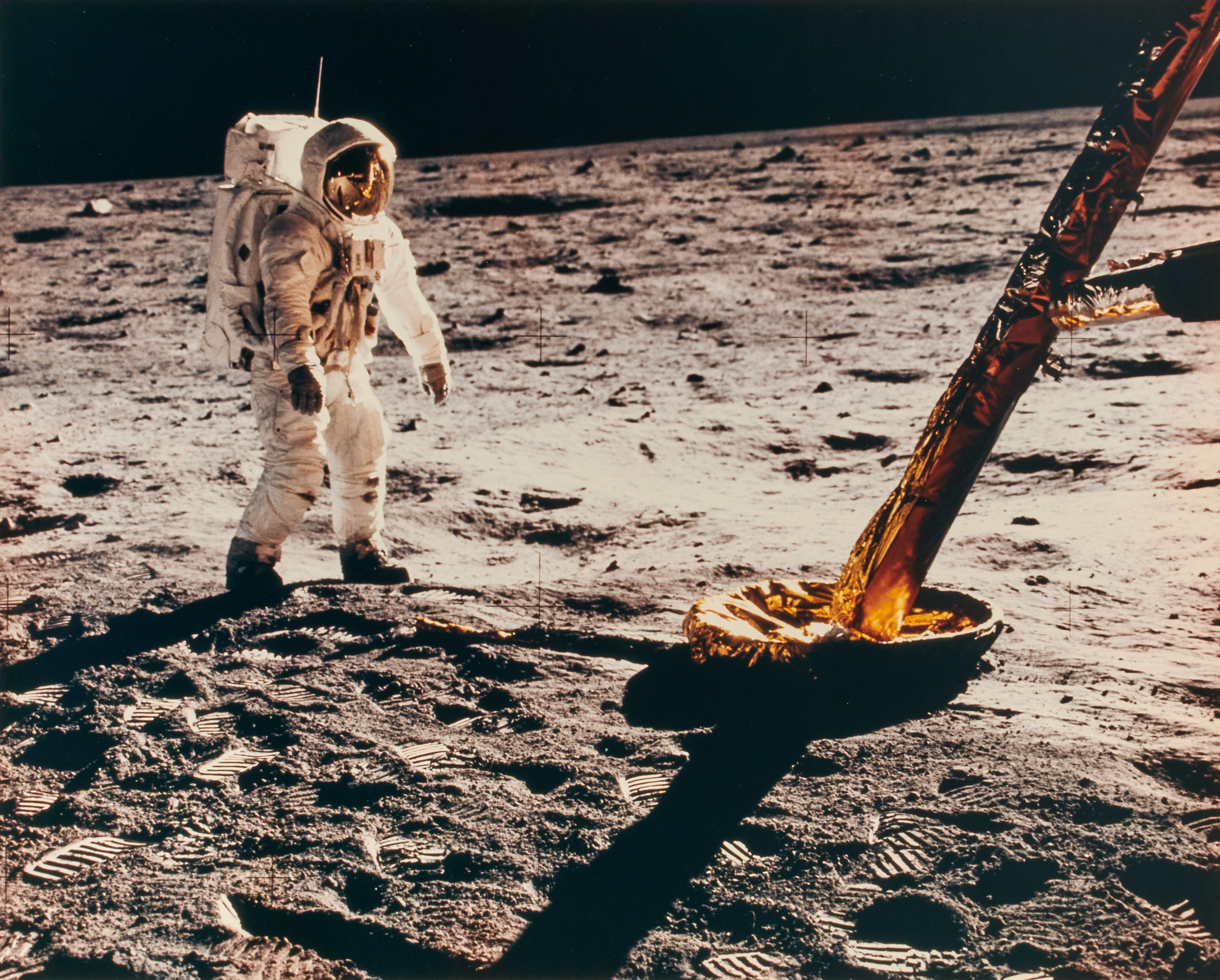 NASA APOLLO 11 - Buzz Aldrin on the Moon, July 20th, 1969