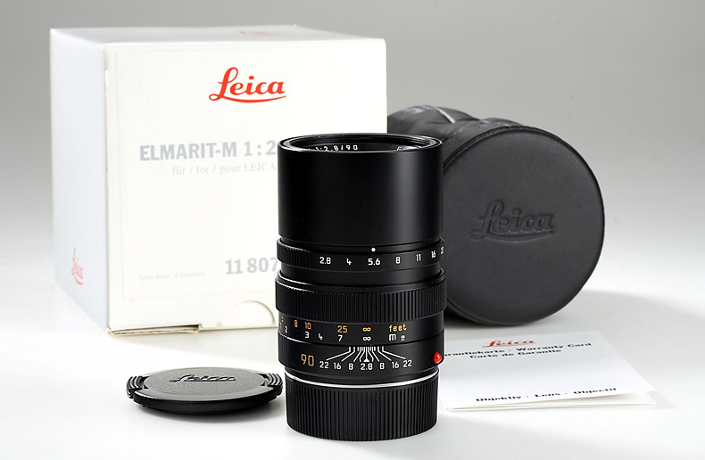 Elmarit-M  2.8/90mm 11807 black