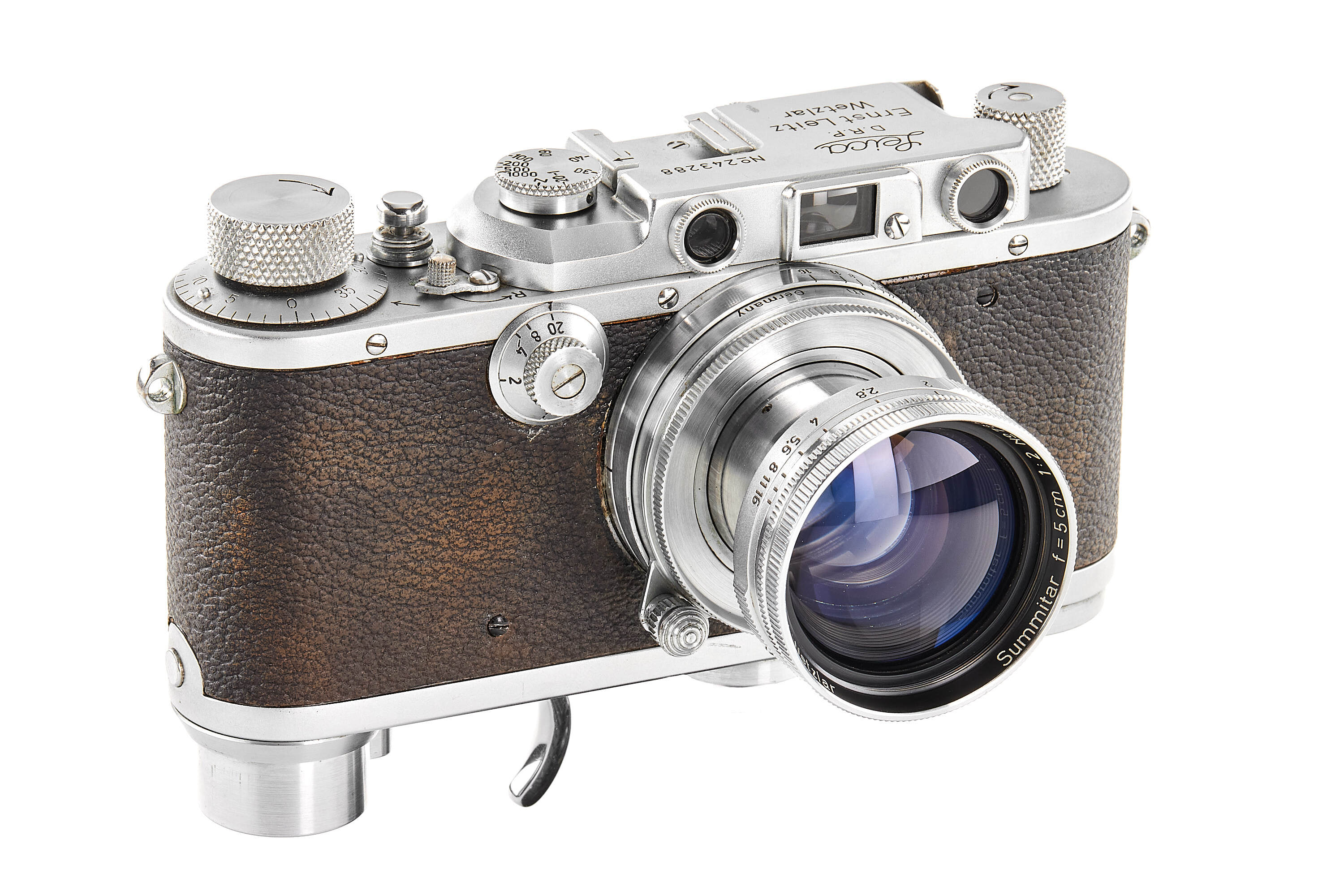 Leica IIIa chrome with SCNOO rapid winder *