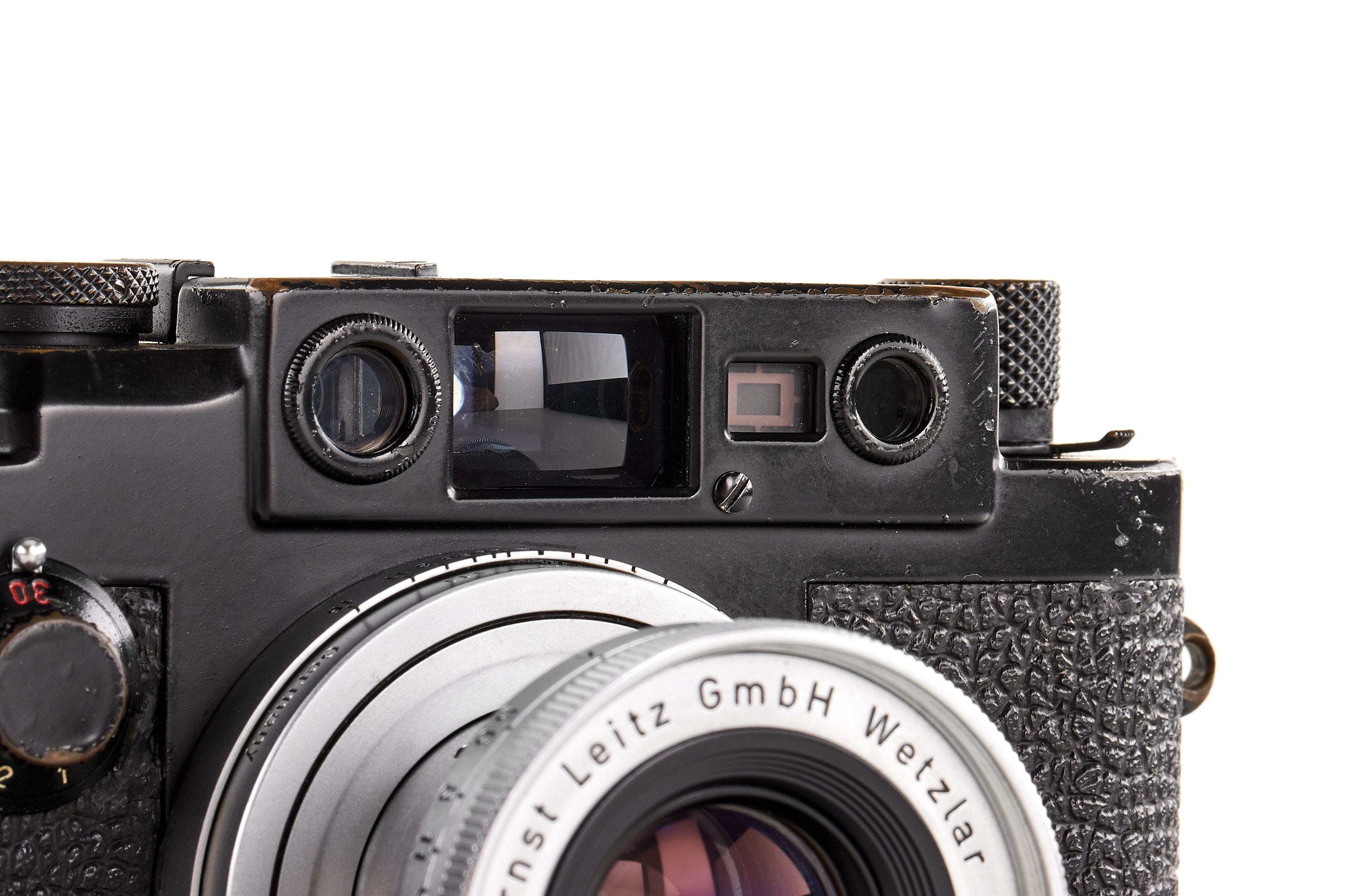 Leica IIIg Black Paint Swedish Army