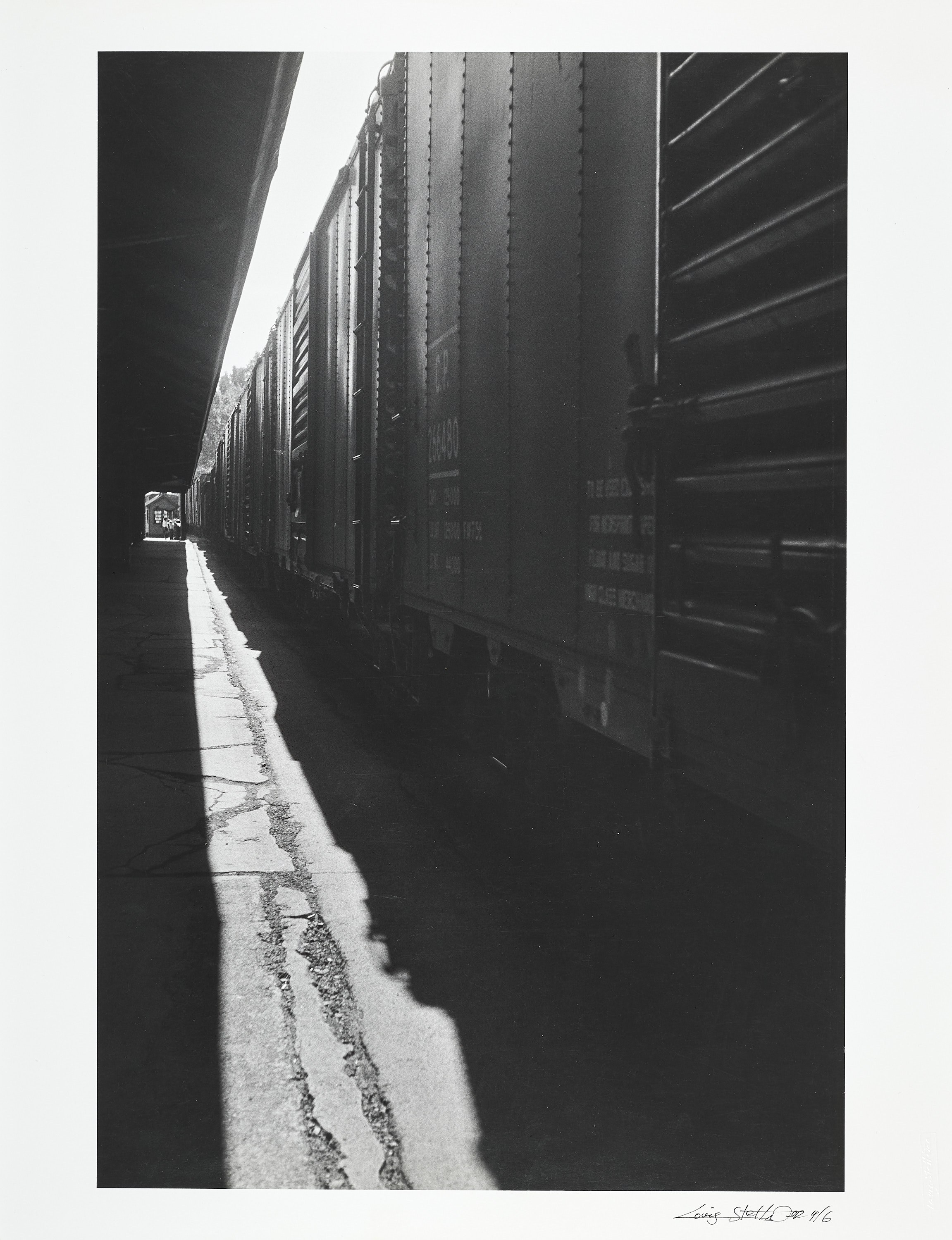 LOUIS STETTNER (1922–2016) - Saratoga Train Station, New York 1954