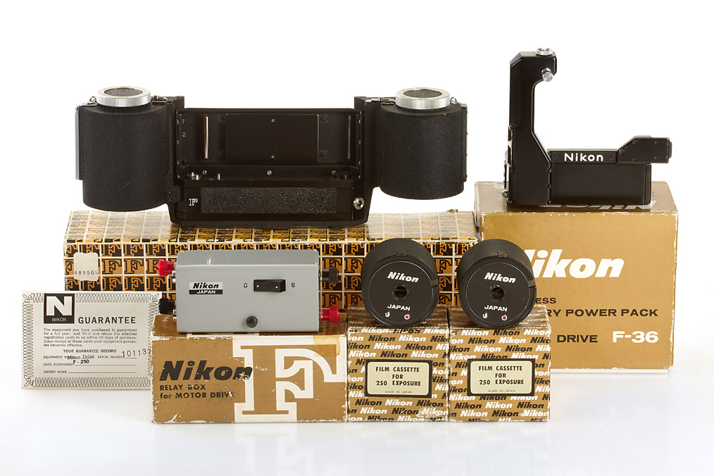 Nikon F-250 Motor Drive Ausrüstung