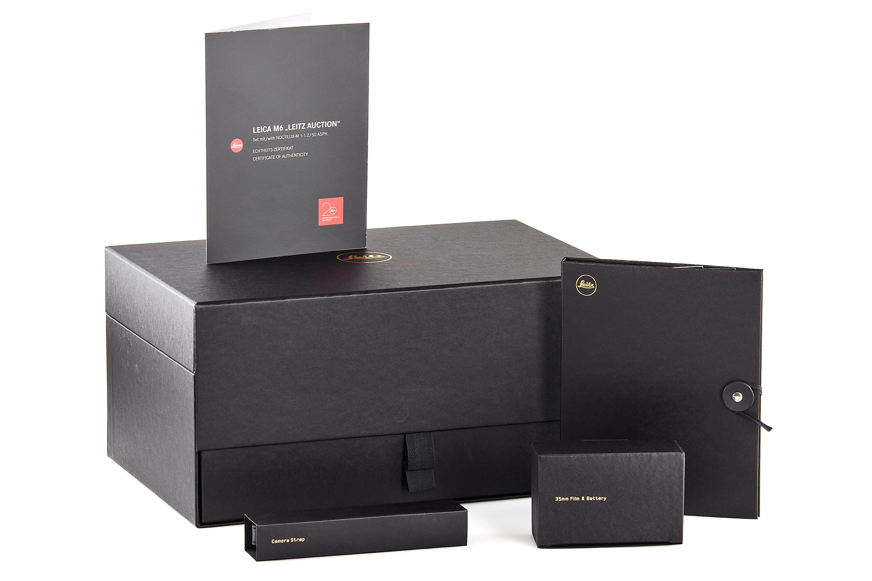 Leica M6 Black Paint 'Leitz Auction' set *