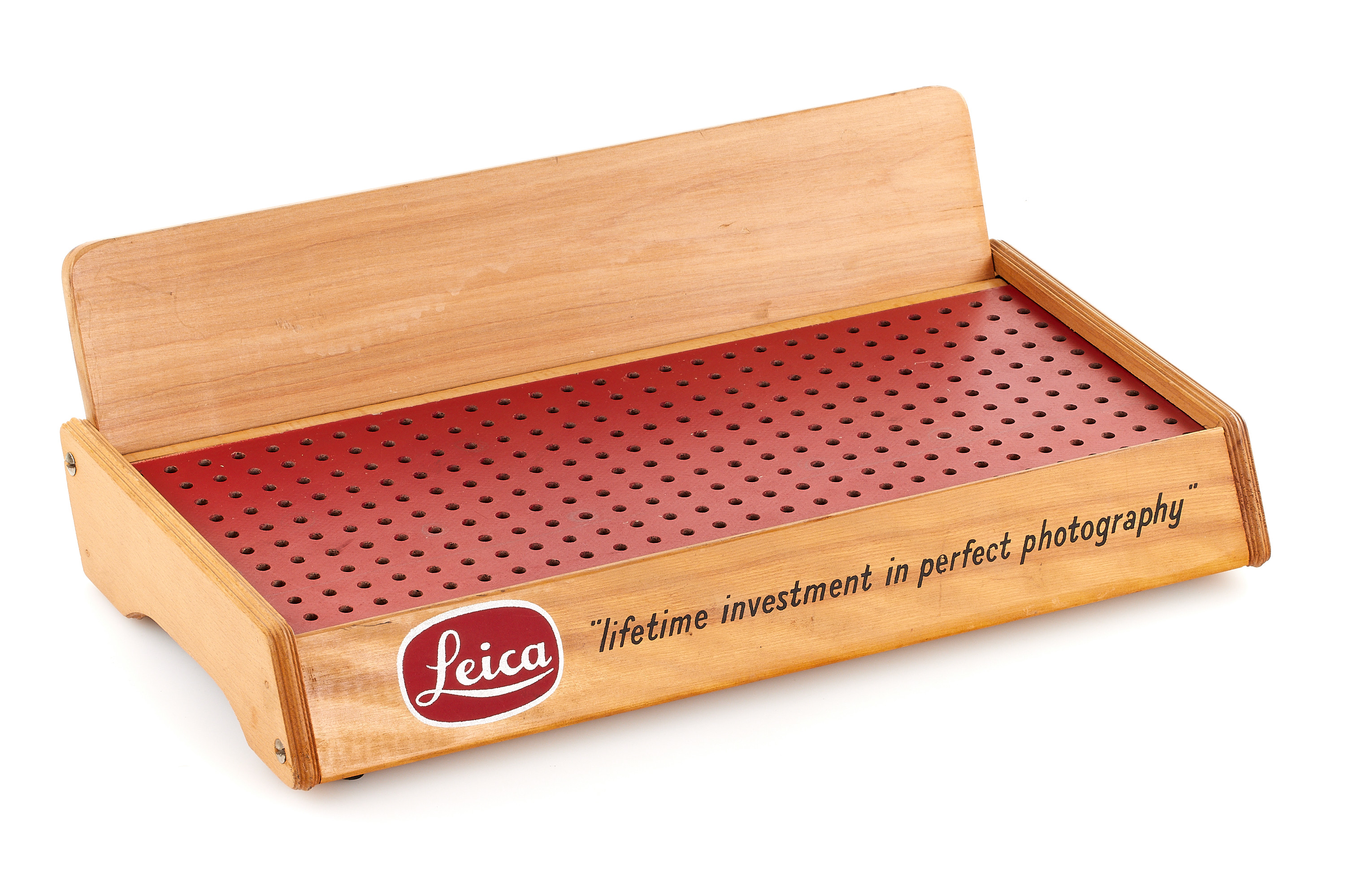 Leitz New York Leica Wooden Display Stand